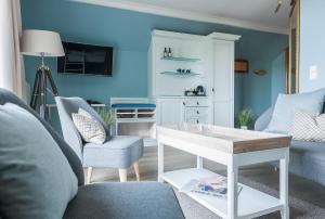 Kuchyň nebo kuchyňský kout v ubytování Hotel Am Medemufer