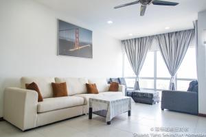 Posezení v ubytování Shuang Yang Sekinchan Homestay
