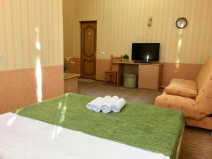 TV a/nebo společenská místnost v ubytování Teremok Guest House