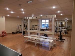The fitness centre and/or fitness facilities at Parador de Vilalba