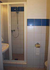 Kúpeľňa v ubytovaní Ciszterci Szállás Pécs