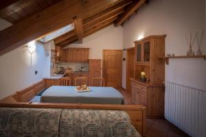 Kuchyň nebo kuchyňský kout v ubytování Casa Le Rondini