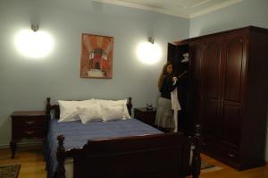 Ένα ή περισσότερα κρεβάτια σε δωμάτιο στο Hotel Tehnograd