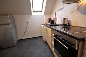 A kitchen or kitchenette at Downtown Apartments Oldenburg