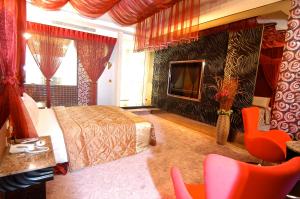 Posezení v ubytování Romantic Code Art Motel