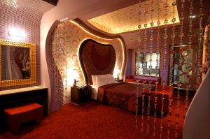 Posezení v ubytování Romantic Code Art Motel