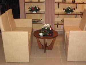 Χώρος καθιστικού στο Hotel Tehnograd