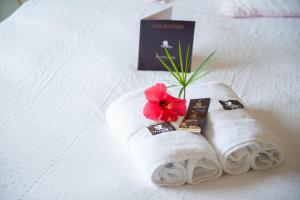 Ένα ή περισσότερα κρεβάτια σε δωμάτιο στο Hotel Boutique Varadero