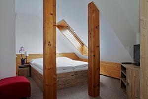 Postel nebo postele na pokoji v ubytování Penzion Čistá