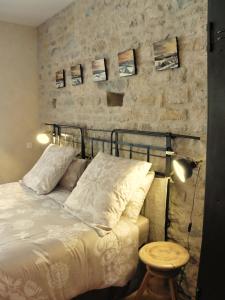 Кровать или кровати в номере Chambres d'hôtes Béred Vuillemin