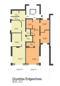 Plan piętra w obiekcie Appartements Freiraum