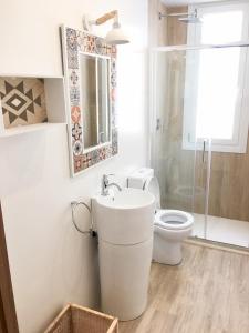 Vonios kambarys apgyvendinimo įstaigoje Apartamento Vive Zaragoza