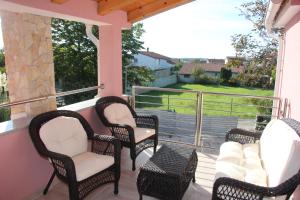 Balkon lub taras w obiekcie Vacation house "Viola"