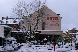 Hotel Wettin v zimě