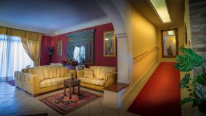 Posezení v ubytování Greta Rooms Hotel