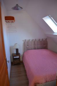 Gîte "Entre fraises et mer" 객실 침대
