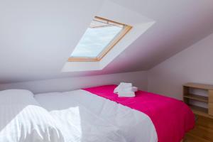 Ein Bett oder Betten in einem Zimmer der Unterkunft Vila Mimoza