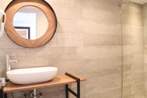 Um banheiro em Hotel Florinda