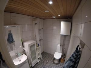Koupelna v ubytování Arctic Jokasa Apartment
