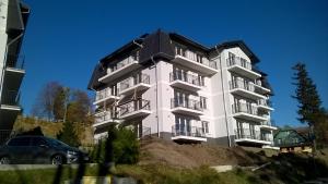 Budynek, w którym mieści się apartament