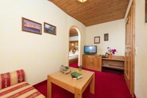 TV a/nebo společenská místnost v ubytování Hotel Sonnhof