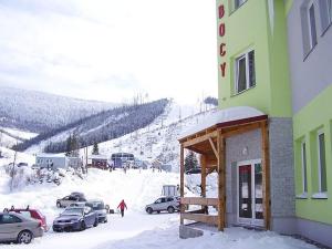 Hotel Bocy during the winter