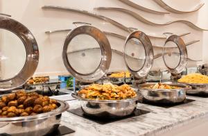 a buffet line with many different types of food at Elite World Marmaris - Adult Only in Marmaris