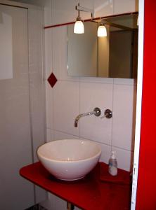 Koupelna v ubytování Landgasthof & Hotel "Zum Schwan" GmbH