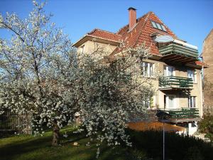 Das Gebäude in dem sich die Ferienwohnung befindet