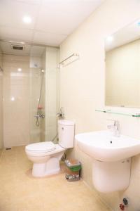 Koupelna v ubytování Phu Tho Da Lat Hotel