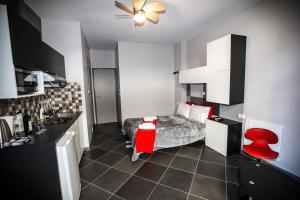 Kuchyň nebo kuchyňský kout v ubytování Trendy Living in Monastiraki