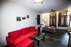Posezení v ubytování Trendy Living in Monastiraki