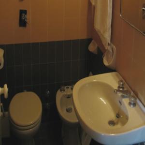 Koupelna v ubytování Residence Viserba