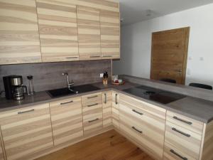 Kuchyň nebo kuchyňský kout v ubytování Residenz Tirol
