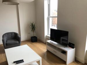 TV a/nebo společenská místnost v ubytování Spacious Clapham Apartments