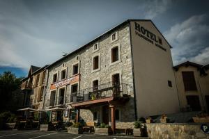 O edifício onde o hotel está situado