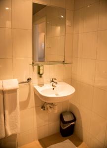 Baðherbergi á Hotell Tamula