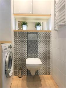 Kúpeľňa v ubytovaní P&O Apartments Służewiec