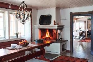 TV a/nebo společenská místnost v ubytování Kleivstua Hotel near Krokskogen