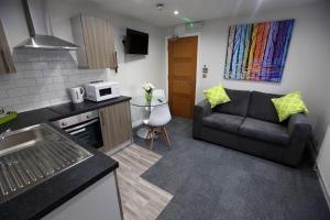 Kuchyň nebo kuchyňský kout v ubytování Hotel 52 Stanley + 37 fotografií
