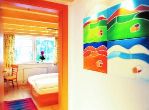 Postel nebo postele na pokoji v ubytování Ferienwohnung Anderl