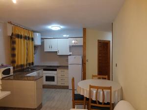 A kitchen or kitchenette at Apartamentos Olympia Center
