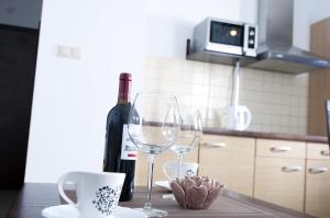 Kuchyňa alebo kuchynka v ubytovaní Apartament IKAR blisko morza
