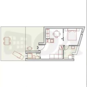 Plán poschodí v ubytovaní Best deal PENTHOUSE!