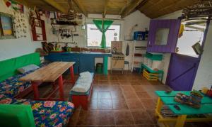 Χώρος καθιστικού στο Hostel Albatros