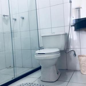 Koupelna v ubytování Pousada Amazonas
