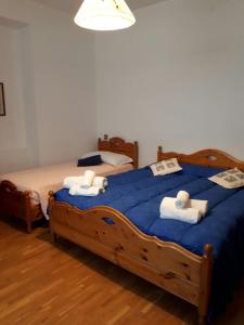 Posteľ alebo postele v izbe v ubytovaní Hotel Fiames