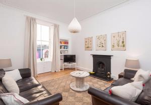 Χώρος καθιστικού στο West Bow just off Royal Mile