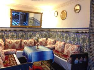 Predel za sedenje v nastanitvi Hotel Riad Dalia Tetouan