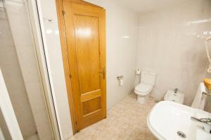 Koupelna v ubytování Hotel PAYRO